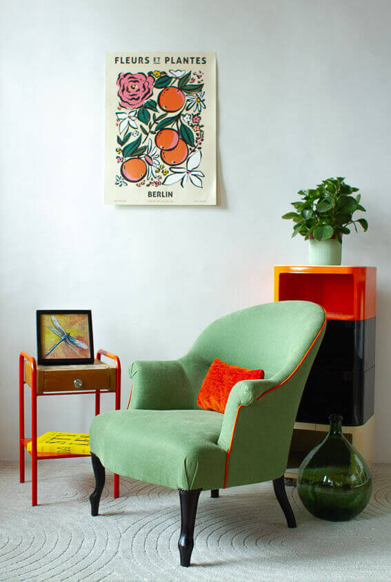 Tapissier à Lyon - Rénovation de fauteuil
